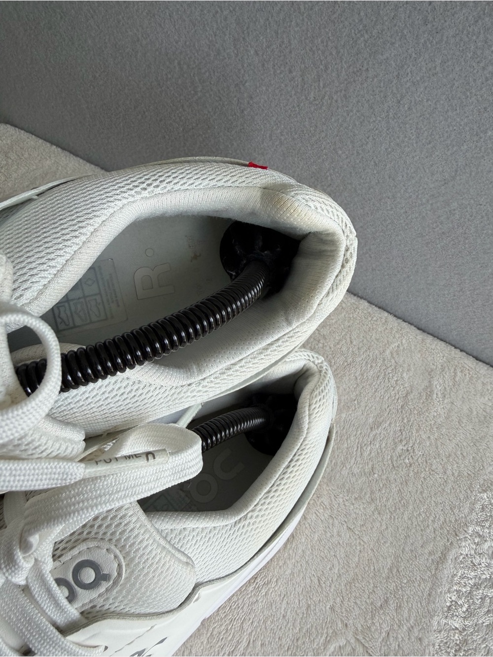 On Cloud The Roger Advantage Sneakers s10M Men’s Swiss Engineering White Leather - Picture 11 of 14
